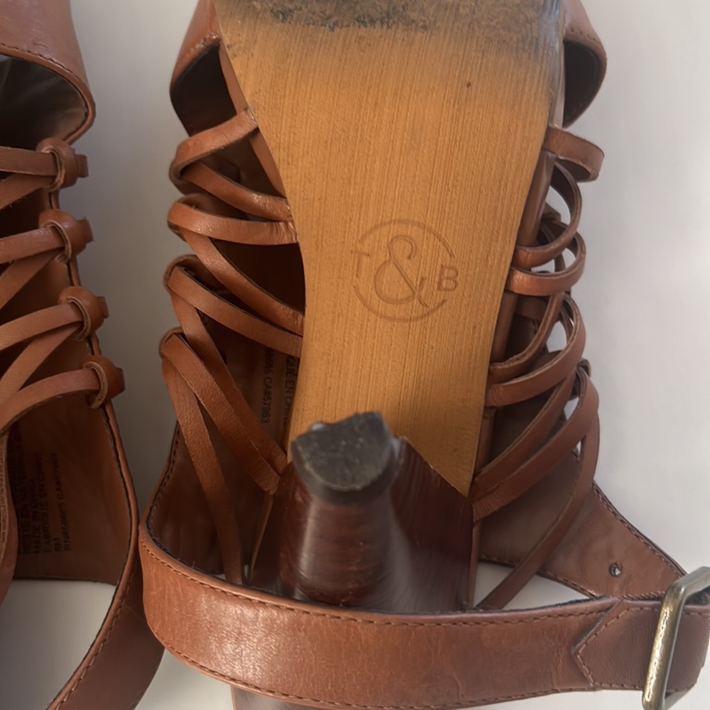Treasure & Bond Brown Open-Toe Heels - Picture 14 of 16